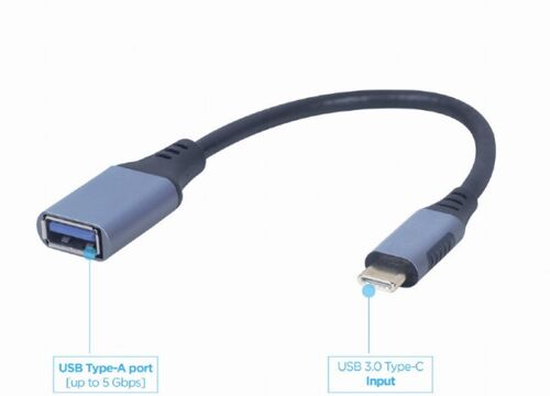 A-USB3C-OTGAF-01 GEMBIRD USB-C TO OTG AF ADAPTER, SPACE GREY