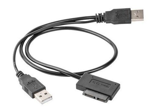 A-USATA-01 GEMBIRD EXTERNAL USB TO SATA ADAPTER FOR SLIM SATA SSD, DVD