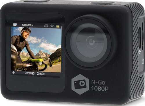 ACAM31BK DUAL SCREEN ACTION CAM WITH HD 1080P@30FPS RESOLUTION NEDIS