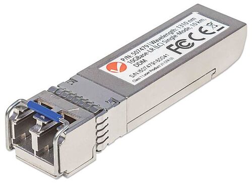 INTELLINET 10 GBPS FIBER SFP+ 10GBASE-LR(LC) SM PORT,10KM 507479