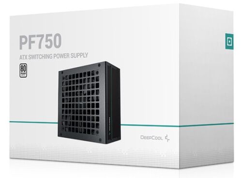 DEEPCOOL PF750 * NAPAJANJE 80PLUS 750W 1X 20+4PIN, 2X 4PIN, 2X PCI-E(6+2)X2, 1X EPS 8PIN(4+4), 120MM