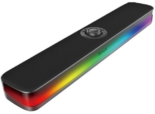 A4-S10 A4TECH BLOODY RGB BLUETOOTH V5.3 SPEAKER SOUNDBAR 2X5W, USB, BLACK