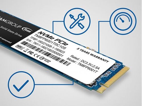 TEAMGROUP M.2 2280 256GB MP33 SSD PCIE GEN3 X4, NVM EXPRESS, 1600/1000MB/S TM8FP6256G0C101