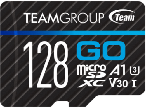 TEAMGROUP MICRO SDHC/SDXC 128GB GO UHS-I U3 V30, 90/50MB/S +SD ADAPTER TGUSDX128GU303