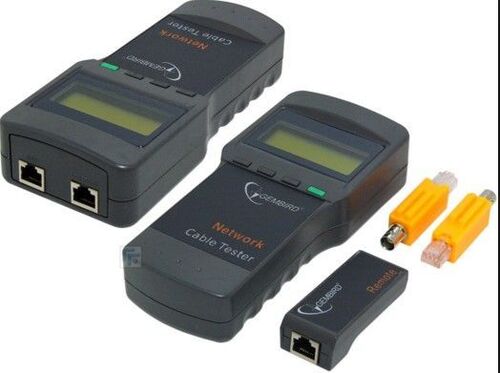 NCT-3 GEMBIRD DIGITAL NETWORK CABLE TESTER. SUITABLE FOR CAT 5E, 6E, COAXIAL, AND TELEPHONE CABLE