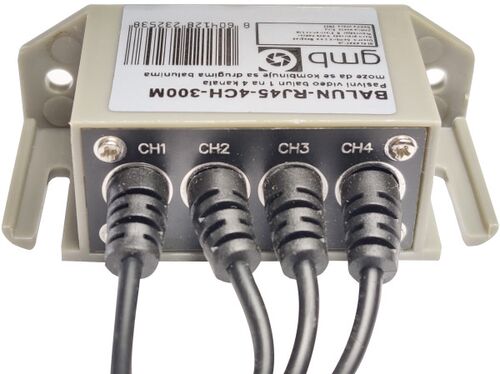 BALUN RJ45-4CH-300M GEMBIRD BALUN ZA 4 KAMERE (AHD/CVI/TVI) DO 5 MEGAPIKSELA CENA ZA KOMAD