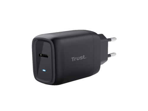 PUNJAČ TRUST MAXO 45W/USB-C/LAPTOP/SMARTPHONE/TABLET/2M USB-C KABEL/CRNA