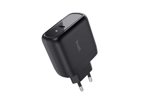 PUNJAČ TRUST MAXO 65W/USB-C/LAPTOP/SMARTPHONE/TABLET/2M USB-C KABEL/CRNA