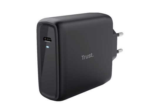 PUNJAČ TRUST MAXO 100W/USB-C/LAPTOP/SMARTPHONE/TABLET/2M USB-C KABEL/CRNA