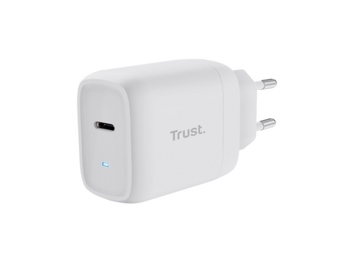 PUNJAČ TRUST MAXO 45W/USB-C/LAPTOP/SMARTPHONE/TABLET/2M USB-C KABEL/BELA