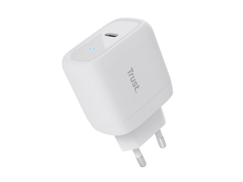 PUNJAČ TRUST MAXO 45W/USB-C/LAPTOP/SMARTPHONE/TABLET/2M USB-C KABEL/BELA