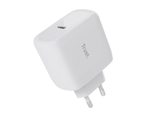 PUNJAČ TRUST MAXO 65W/USB-C/LAPTOP/SMARTPHONE/TABLET/2M USB-C KABEL/BELA