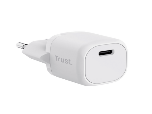 PUNJAČ TRUST MAXO 20W USB-C/SMARTPHONE/BELA