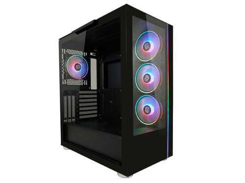 KUĆIŠTE LC POWER 808B-ON MIDI-TOWER/ATX/EATX/MICRO-ATX/MINI-ITX/BEZ NAPAJANJA/ARGB/CRNA