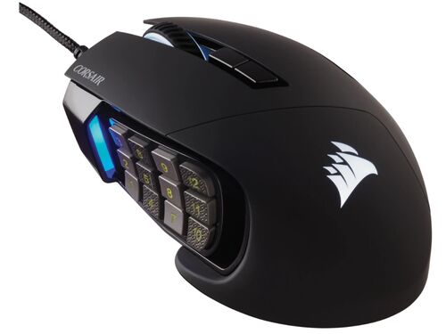 MIŠ CORSAIR SCIMITAR ELITE ŽIČNI/CH-9304211-EU/RGB/GAMING/CRNA