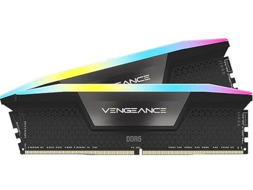 MEMORIJA CORSAIR VENGEANCE 32GB(2X16GGB)/DDR5/6000MHZ/CL36/1.4V/RGB/CRNA