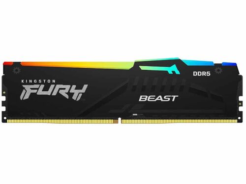 MEMORIJA KINGSTON 8GB/DIMM/DDR5/5200MHZ/CL36/FURY BEAST RGB EXPO