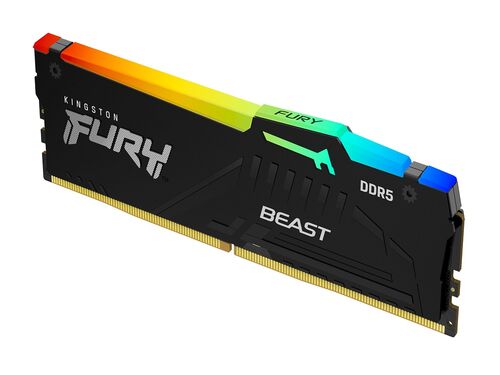 MEMORIJA KINGSTON 32GB/DIMM/DDR5/5600MHZ/CL40/FURY BEAST RGB XMP