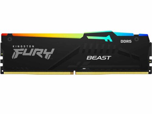 MEMORIJA KINGSTON 16GB/DIMM/DDR5/6400MHZ/CL32/FURY BEAST RGB XMP