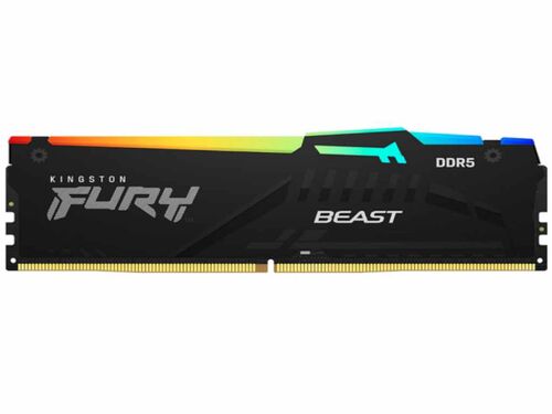 MEMORIJA KINGSTON 32GB/DIMM/DDR5/6400MHZ/CL32/FURY BEAST RGB XMP