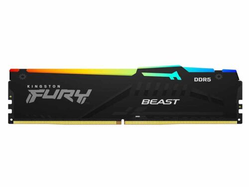 MEMORIJA KINGSTON 16GB/DIMM/DDR5/6400MHZ/CL32/FURY BEAST RGB EXPO