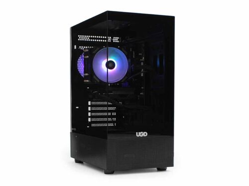 KUĆIŠTE UGD FUSION 3333 D600 MIDI TOWER/ATX/ČELIK,KALJENO STAKLO/600W/CRNA