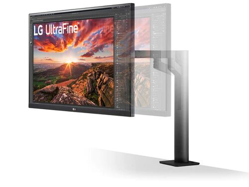 MONITOR LG ERGO 27UN880P-B 27"/IPS/3840X2160/60HZ/5MS GTG/HDMIX2,DP,USB/FREESYNC/VESA/PIVOT,VISINA