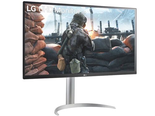 MONITOR LG 32UP55NP-W 31.5"/VA/3840X2160/60HZ/4MS GTG/HDMIX2,DP,USB/FREESYNC/VISINA/VESA/SREBRNA