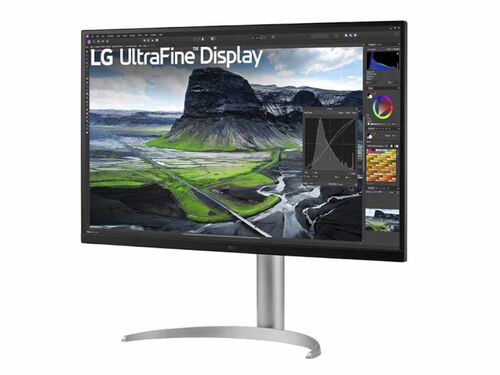 MONITOR LG 32UQ850V-W 32"/IPS/3840X2160/60HZ/5MS GTG/HDMIX2,DP,USB/PIVOT,VISINA/ZVUČNICI/SREBRNA