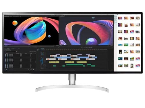 MONITOR LG 34WK95UP-W 34"/IPS,21:9/5120X2160/60HZ/5MS GTG/HDMI,DP,USB, THUNDERBOLT3/VISINA/SREBRNA