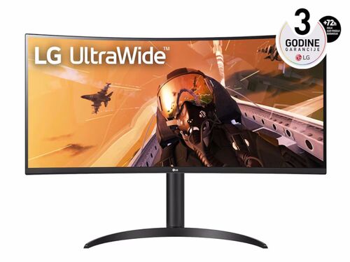 MONITOR LG 34WP75CP-B 34"/VA,ZAKRIVLJEN,21:9/3440X1440/160HZ/1MS MBR/HDMIX2,DP,USB/FREESYNC/VISINA