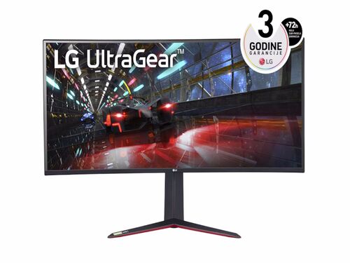 MONITOR LG 38GN950P-B 38"/IPS,ZAKRIVLJEN,21:9/3840X1600/160HZ/1MS GTG/HDMIX2,DP,USB/GSYNC,FREESYNC