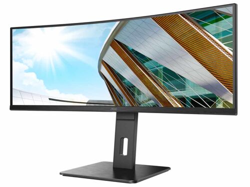 MONITOR AOC CU34P2A 34"/VA,ZAKRIVLJEN,21:9/3440X1440/100HZ/4MS GTG/HDMIX2,DP,USB/VISINA/VESA/CRNA