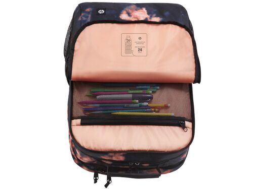 RANAC HP 16" CAMPUS XL/7J593AA/TIE DYE/CRNO ORANŽ