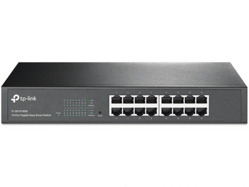 SWITCH TP-LINK TL-SG1016DE GIGABIT/16X RJ45/10/100/1000MBS/ESMART/RACKMOUNT METALNO KUCISTE