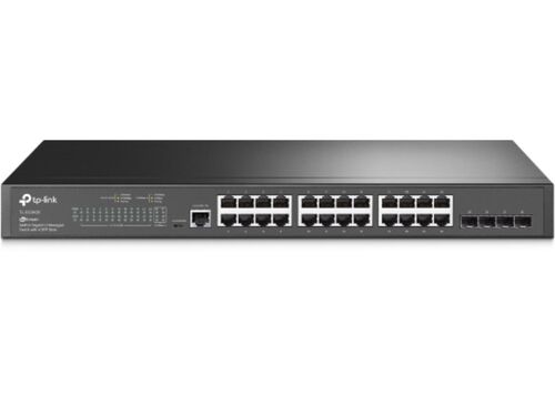 SWITCH TP-LINK TL-SG3428 GIGABIT/24XRJ45/1GBPS/SMART L2+/4X SFP/RACKMOUNT METALNO KUCISTE