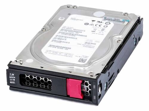 HDD HPE 12TB/SATA/6G/7.2K/LFF(3.5IN)/LOW PROFILE/1Y/REMARKET/HARD DRIVE