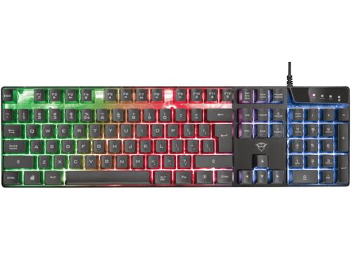 TASTATURA TRUST GXT 835 AZOR ŽIČNA/RGB/GAMING/CRNA