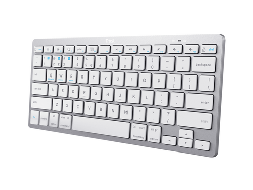 TASTATURA TRUST BASICS BLUETOOTH/US/SIVO BELA