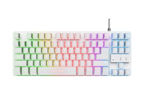 TASTATURA TRUST GXT833 THADO ŽIČNA/RGB/GAMING/BELA