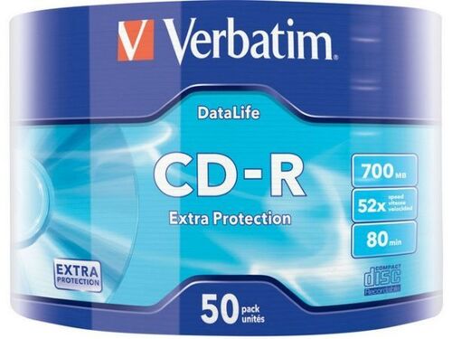 VERBATIM CD-R 52X 1/50 KOM