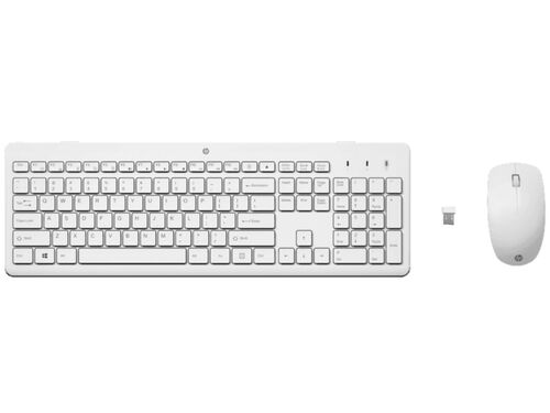 TASTATURA+MIŠ HP 230 BEŽIČNI SET/US/3L1F0AA/BELA