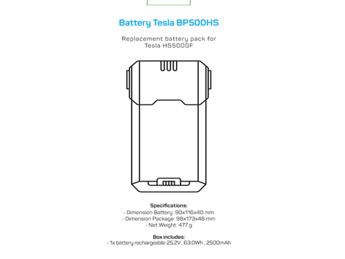 BATTERRY PACK TESLA HS500GF/BATERIJE ZA USISIVAČ