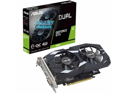 GRAFIČKA KARTA ASUS DUAL-GTX1650-O4GD6-P-EVO NVD/4GB/GDDR6/128BIT/CRNA