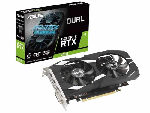 GRAFIČKA KARTA ASUS DUAL-RTX3050-O6G NVD/6GB/GDDR6/96BIT/CRNA