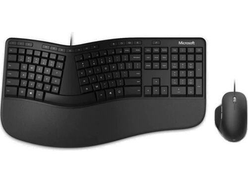 MIŠ+TASTATURA MICROSOFT ERGONOMIC DESKTOP/ŽIČNA/CRNA