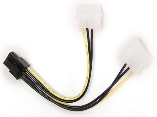 CC-PSU-6 GEMBIRD INTERNAL POWER ADAPTER MOLEX - 6-PIN FOR PCI EXPRESS VIDEO CARDS 15CM