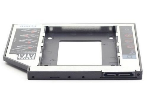 MF-95-01 GEMBIRD FIOKA ZA MONTAZU 2.5 SSD/SATA HDD(DO 9.5MM) U 5.25 LEZISTE U LAPTOP UMESTO OPTIKE