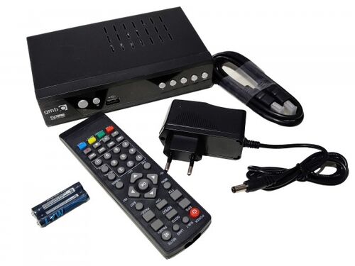 GMB-TDT-033 ** DVB-T2/C SET TOP BOX USB/HDMI/SCART/RF-OUT, PVR, FULL HD,H264, HDMI-KABL (1319)