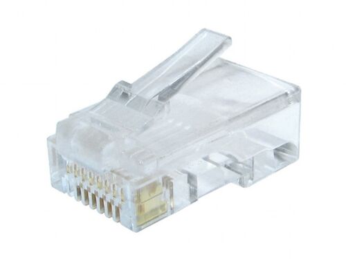 LC-8P8C-002/50 GEMBIRD CAT6 UTP MODULAR PLUG 8P8C 30U GOLD PLATED RJ45, 50 U PAK /CENA PO PAKOVANJU